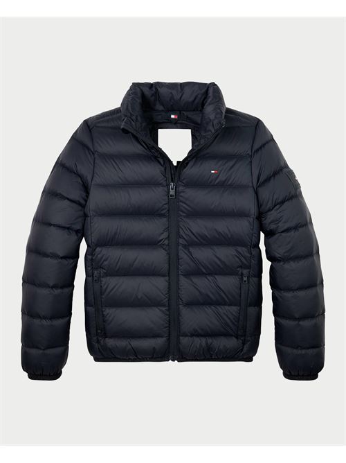 Tommy Hilfiger blue jacket for kids with padding TOMMY HILFIGER | KS0KS00568JDW5